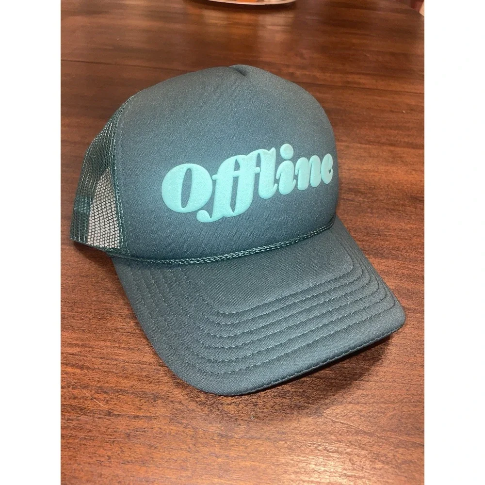 ULTA BEAUTY Offline Green/Teal Foam Trucker Snapback Mesh Hat 2025